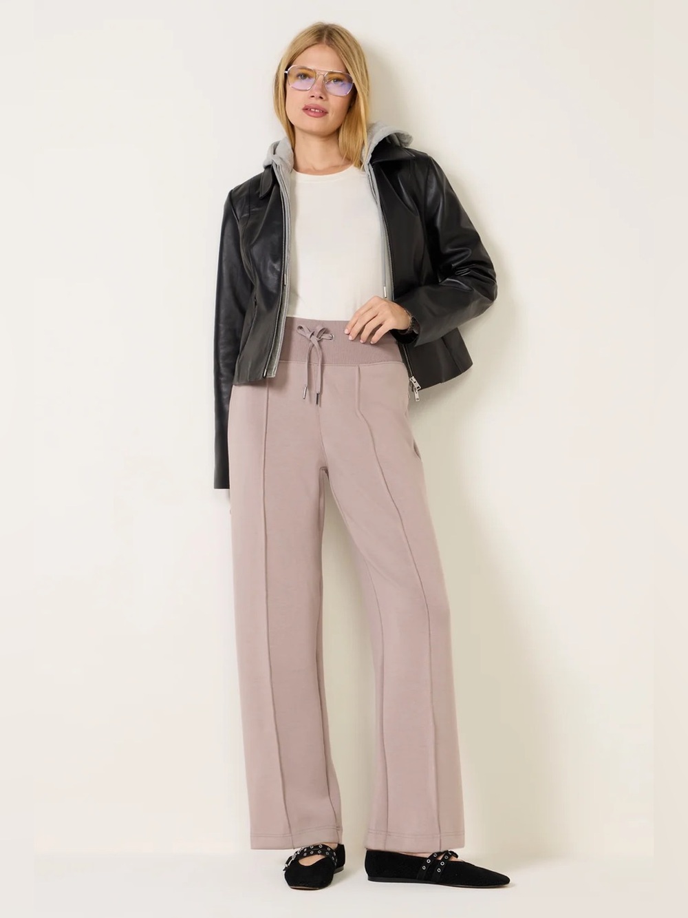 Spanx Luxe Air Essentials Straight Leg Pants Coastal Fog Size S M L XL NEW